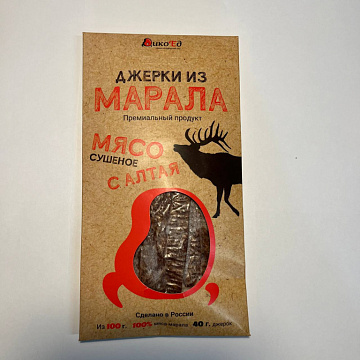 Фото Джерки из марала 40 г