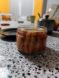 Превью Краб камчатский (250 г), стеклянная банка